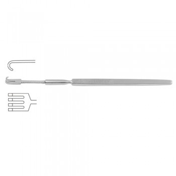 Wound Retractor Flexible - 4 Blunt Prongs Stainless Steel, 16 cm - 6 1/4"